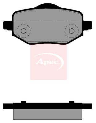 Apec PAD2498 Brake Pad Set, disc brake - 1