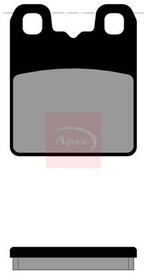 Apec PAD2499 Brake Pad Set, disc brake - 1