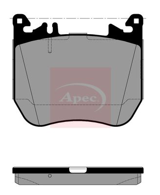 Apec PAD2509 Brake Pad Set, disc brake - 1