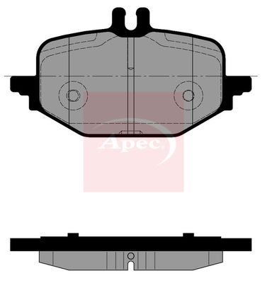 Apec PAD2510 Brake Pad Set, disc brake - 1