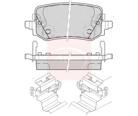 Apec PAD2535 Brake Pad Set, disc brake - 1