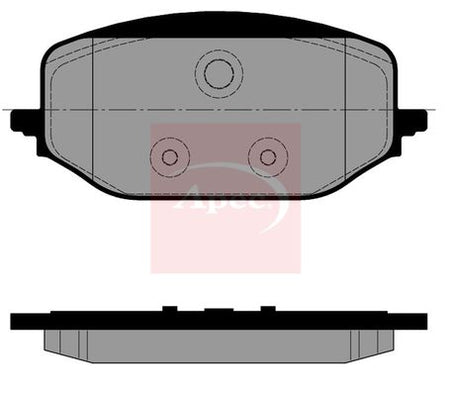 Apec PAD2556 Brake Pad Set, disc brake - 1