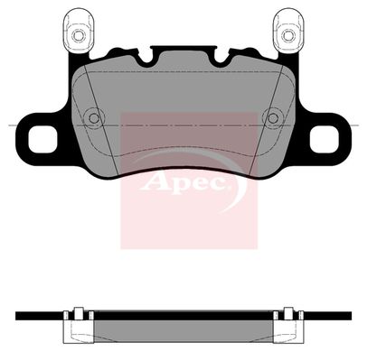 Apec PAD2575 Brake Pad Set, disc brake - 1