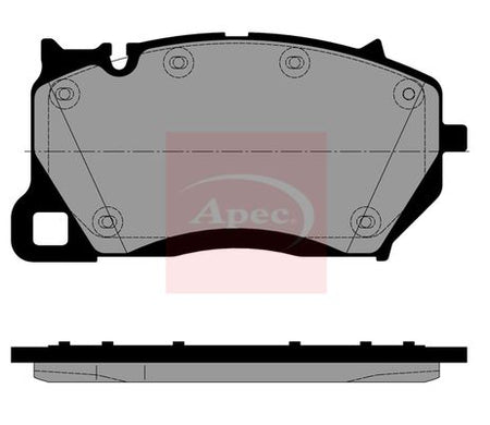 Apec PAD2577 Brake Pad Set, disc brake - 1