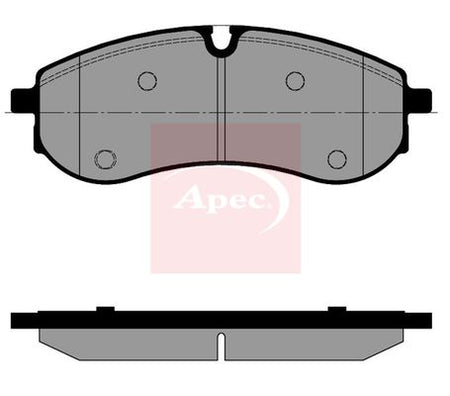 Apec PAD2586 Brake Pad Set, disc brake - 1