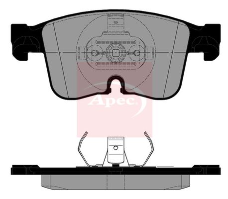 Apec PAD2594 Brake Pad Set, disc brake - 1