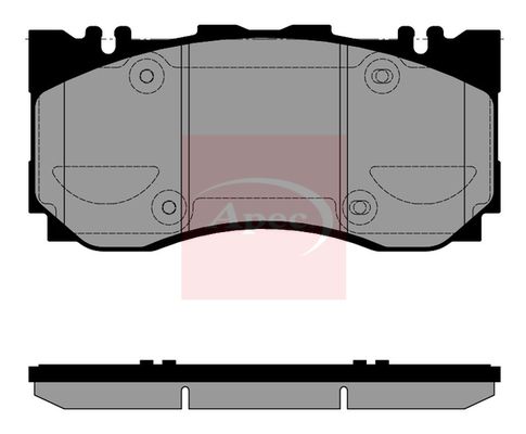 Apec PAD2603 Brake Pad Set, disc brake - 1
