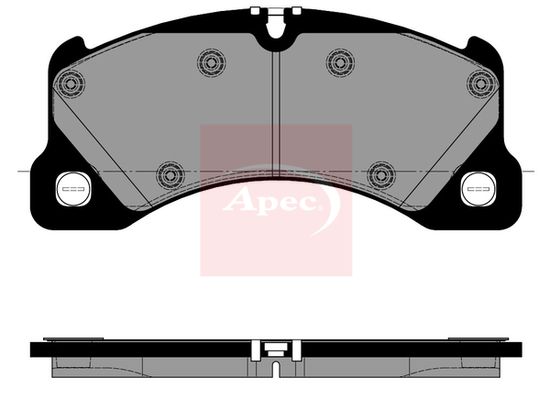 Apec PAD2605 Brake Pad Set, disc brake - 1