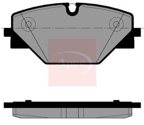 Apec PAD2617 Brake Pad Set, disc brake - 1