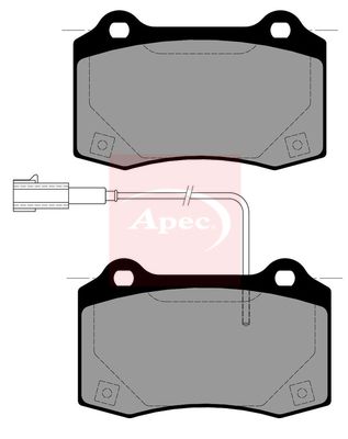 Apec PAD2631 Brake Pad Set, disc brake - 1