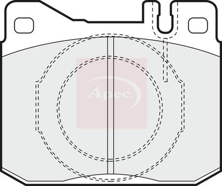 Apec PAD340 Brake Pad Set, disc brake - 1