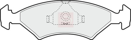 Apec PAD351 Brake Pad Set, disc brake - 1