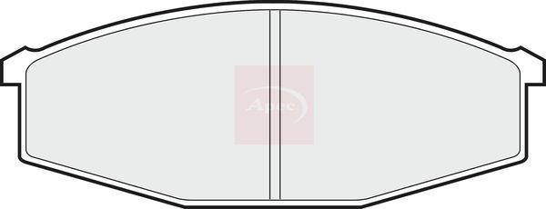 Apec PAD375 Brake Pad Set, disc brake - 1