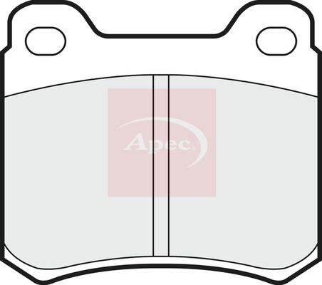 Apec PAD405 Brake Pad Set, disc brake - 1