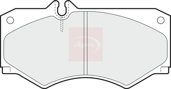 Apec PAD420 Brake Pad Set, disc brake - 1