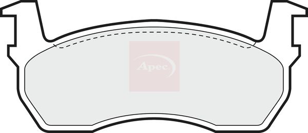Apec PAD425 Brake Pad Set, disc brake - 1