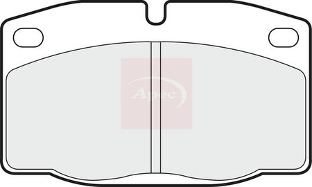 Apec PAD428 Brake Pad Set, disc brake - 1
