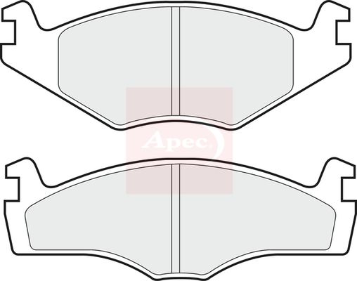 Apec PAD435 Brake Pad Set, disc brake - 1