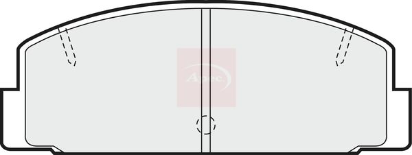 Apec PAD447 Brake Pad Set, disc brake - 1