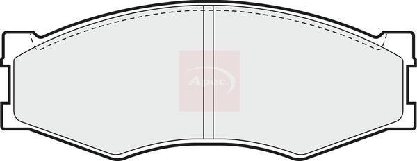 Apec PAD461 Brake Pad Set, disc brake - 1