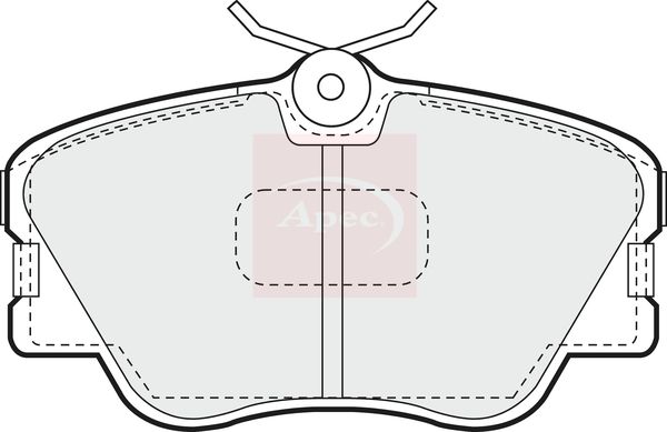 Apec PAD466 Brake Pad Set, disc brake - 1