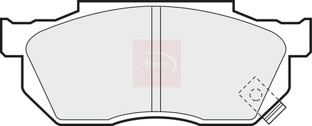 Apec PAD472 Brake Pad Set, disc brake - 1