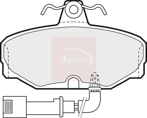 Apec PAD479 Brake Pad Set, disc brake - 1