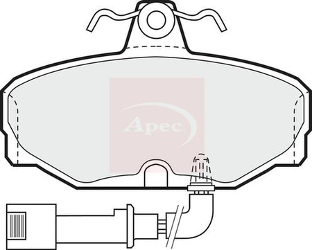 Apec PAD479 Brake Pad Set, disc brake - 1
