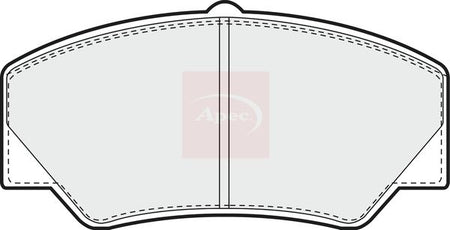 Apec PAD497 Brake Pad Set, disc brake - 1