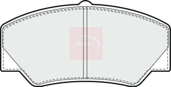 Apec PAD497 Brake Pad Set, disc brake - 1
