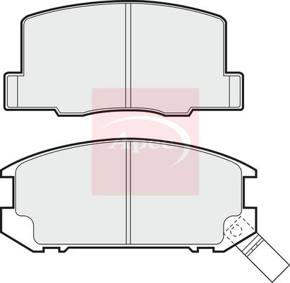 Apec PAD499 Brake Pad Set, disc brake - 1