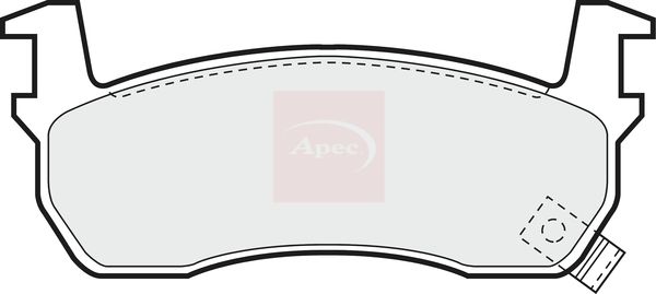 Apec PAD509 Brake Pad Set, disc brake - 1