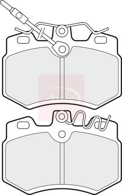 Apec PAD513 Brake Pad Set, disc brake - 1