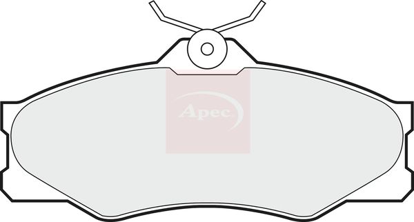 Apec PAD518 Brake Pad Set, disc brake - 1