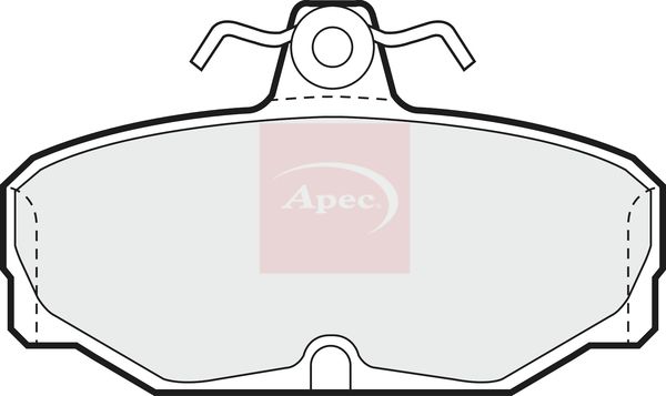 Apec PAD537 Brake Pad Set, disc brake - 1