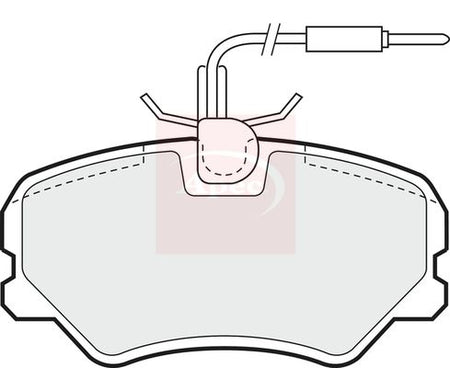 Apec PAD546 Brake Pad Set, disc brake - 1