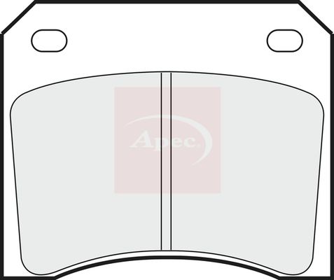 Apec PAD557 Brake Pad Set, disc brake - 1
