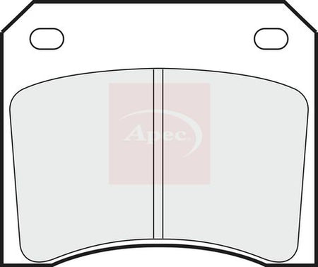 Apec PAD557 Brake Pad Set, disc brake - 1