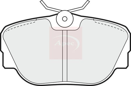 Apec PAD558 Brake Pad Set, disc brake - 1