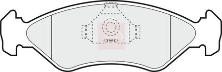Apec PAD561 Brake Pad Set, disc brake - 1