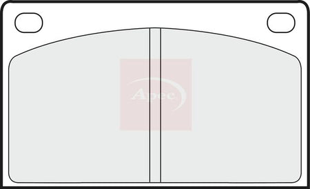 Apec PAD576 Brake Pad Set, disc brake - 1