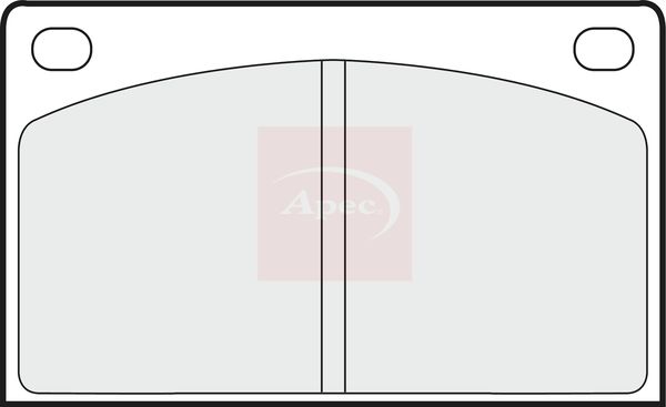Apec PAD576 Brake Pad Set, disc brake - 1