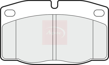Apec PAD581 Brake Pad Set, disc brake - 1