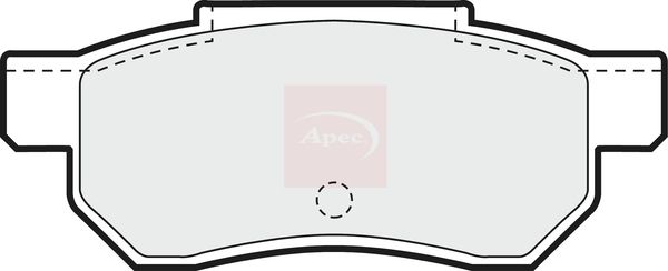 Apec PAD587 Brake Pad Set, disc brake - 1
