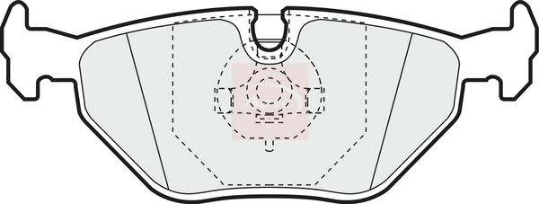Apec PAD590 Brake Pad Set, disc brake - 1