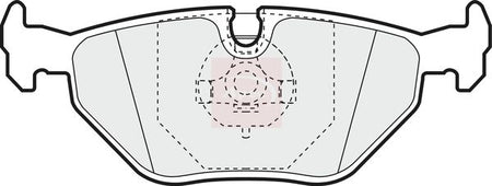 Apec PAD590 Brake Pad Set, disc brake - 1