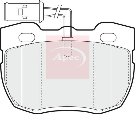Apec PAD592 Brake Pad Set, disc brake - 1