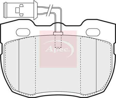 Apec PAD592 Brake Pad Set, disc brake - 1