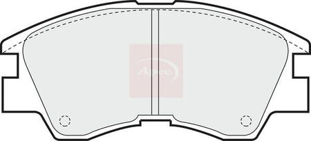Apec PAD602 Brake Pad Set, disc brake - 1