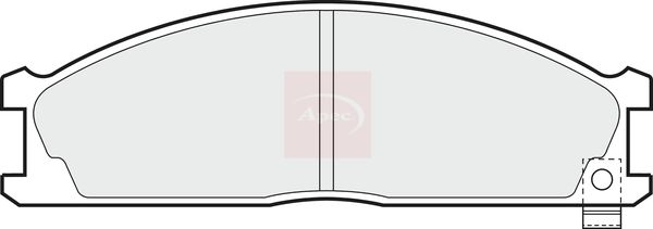Apec PAD605 Brake Pad Set, disc brake - 1